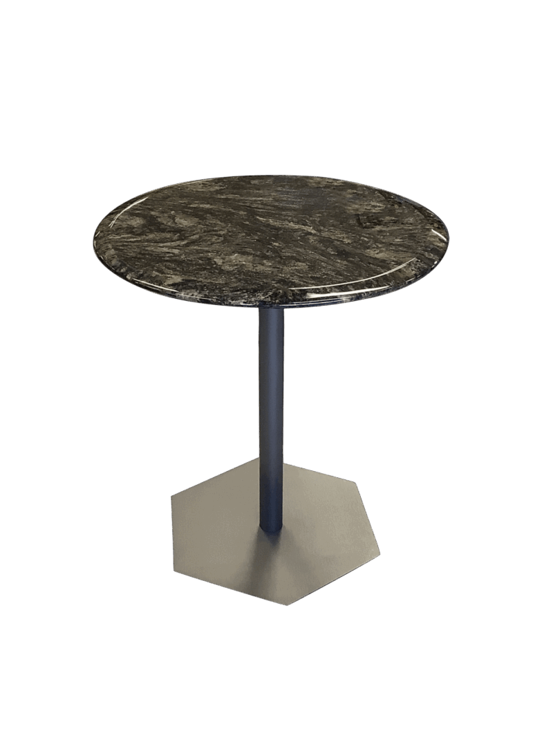 PLATINUM DIAMOND GRANITE ROUND SIDE TABLE TOP ONLY | D500